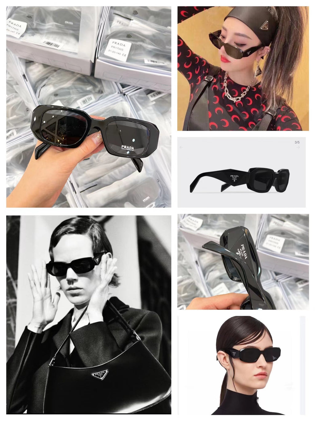 unisex prad sunglass 8679 without box