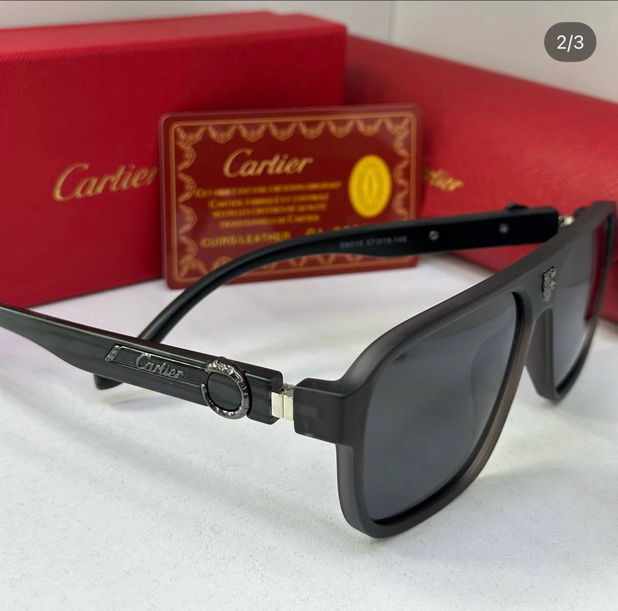 Cartiar sunglass without box